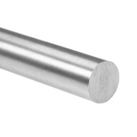 1" o.d. *22 gauge stainless steel brushed nickel curved shower rod